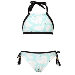 SNAPPER ROCK Girls' Swan Halter Bikini